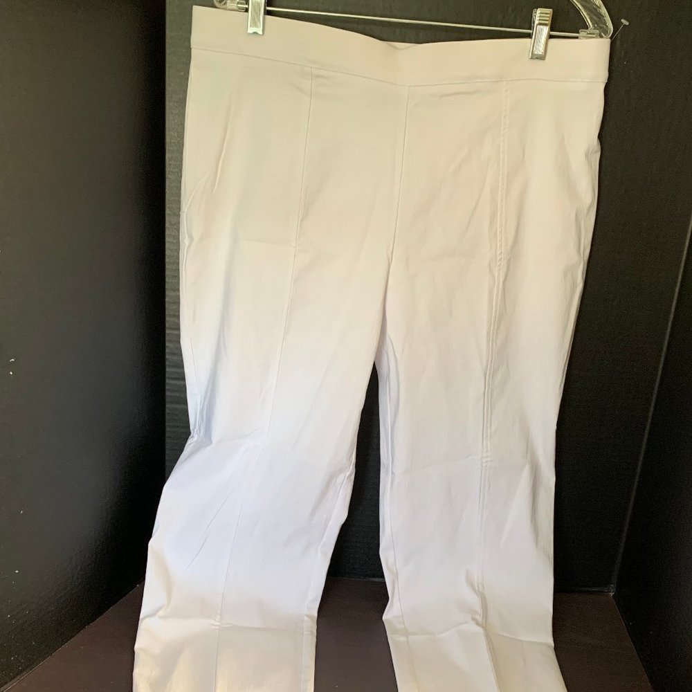 Worthington White Pants XLT Crop Length NWT